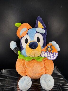 Bluey Halloween Plush Pumpkin Costume 12" Soft Toy Collectible
